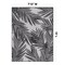 World Rug Gallery Contemporary Distressed Leaves Textured Flat Weave Indoor/Outdoor Area Rug 7'10" x 10' Black 117BLACK8X10 - alternate 7